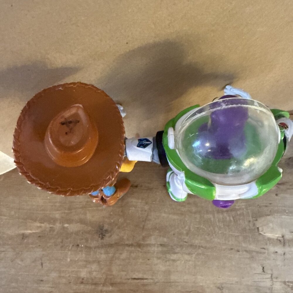 Vintage 1999 McDonalds Toy Story Woody Plus Buzz 5” Figures Action Movements - Picture 3 of 10